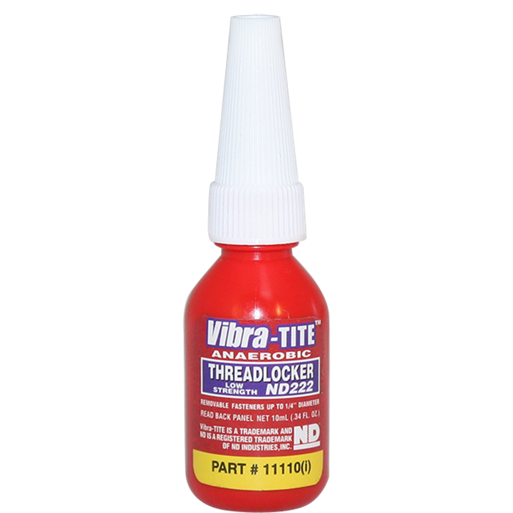 Nd222 Anaerobic Threadlockers Low Strength 10 Ml-Adhesives & Sealants-Tool Factory