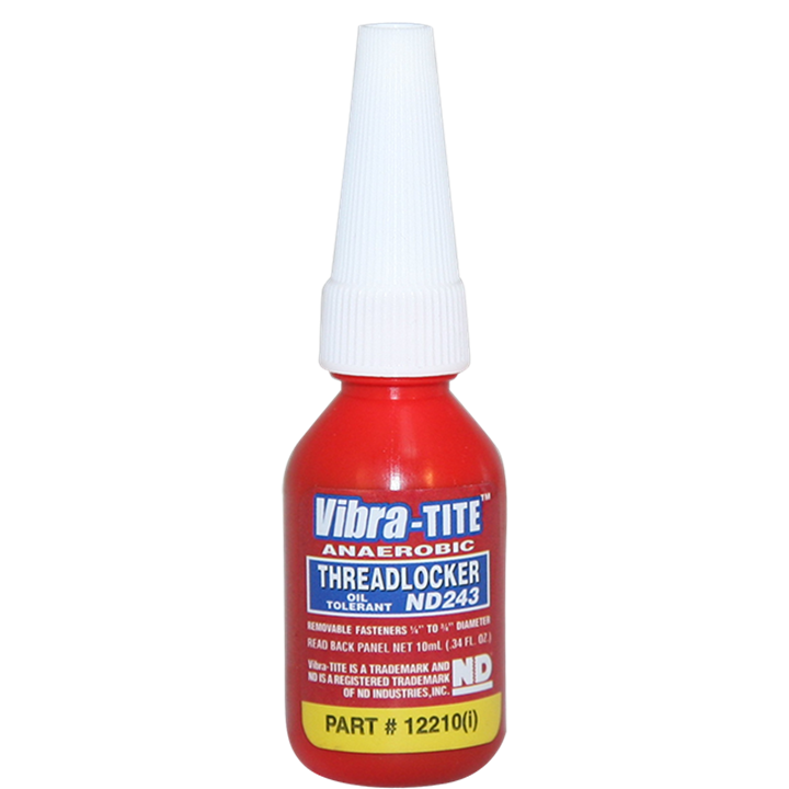 Nd243 Anaerobic Threadlockers Med Strength Oil Tolerant 10 Ml-Adhesives & Sealants-Tool Factory