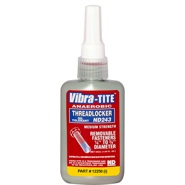 Nd243 Anaerobic Threadlockers Med Strength Oil Tolerant 50 Ml-Adhesives & Sealants-Tool Factory