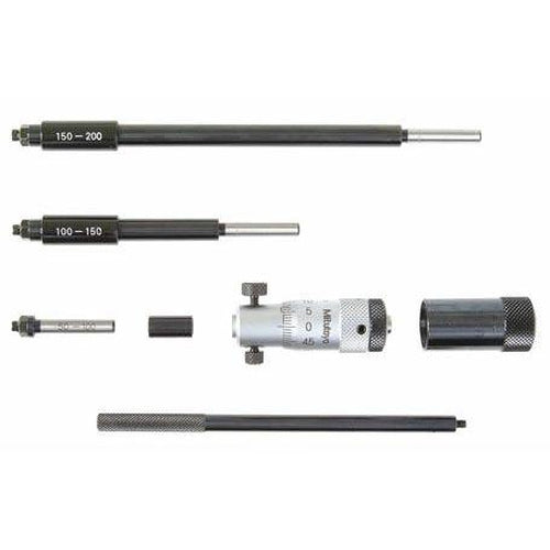 Mitutoyo Inside Micrometer Set Interchangeable Rod Type 50-200mm-Mitutoyo-Tool Factory