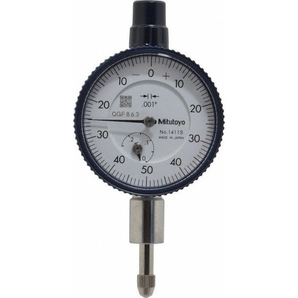 Mitutoyo Dial Indicator Series 1 .25" x .001" with Flat Back-Mitutoyo-Tool Factory