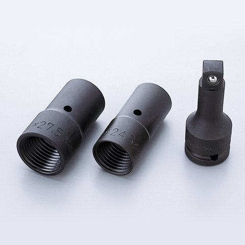 Koken 1/2" Dr Impact Locknut Buster Set - 3pc 21mm & 26mm Sockets, Extension Bar-Sockets & Accessories-Tool Factory