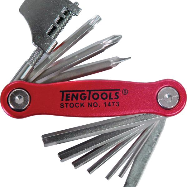 Teng 11Pc Retractable Bike Kit | Wrenches & Spanners - Sets-Hand Tools-Tool Factory