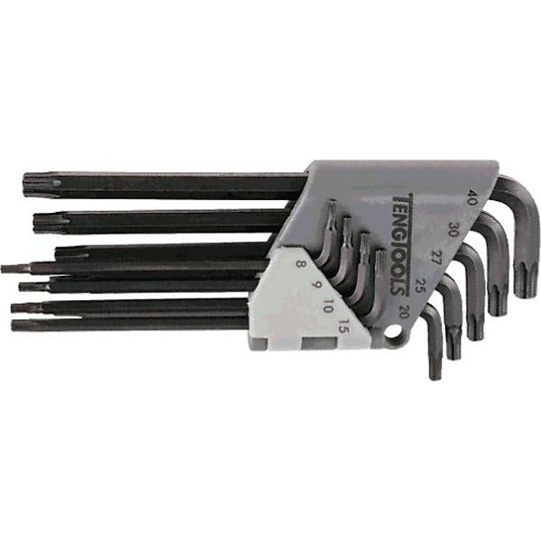 Teng 9Pc Long Arm Tx Key Set - Tx8-Tx40 | Wrenches & Spanners - Sets-Hand Tools-Tool Factory