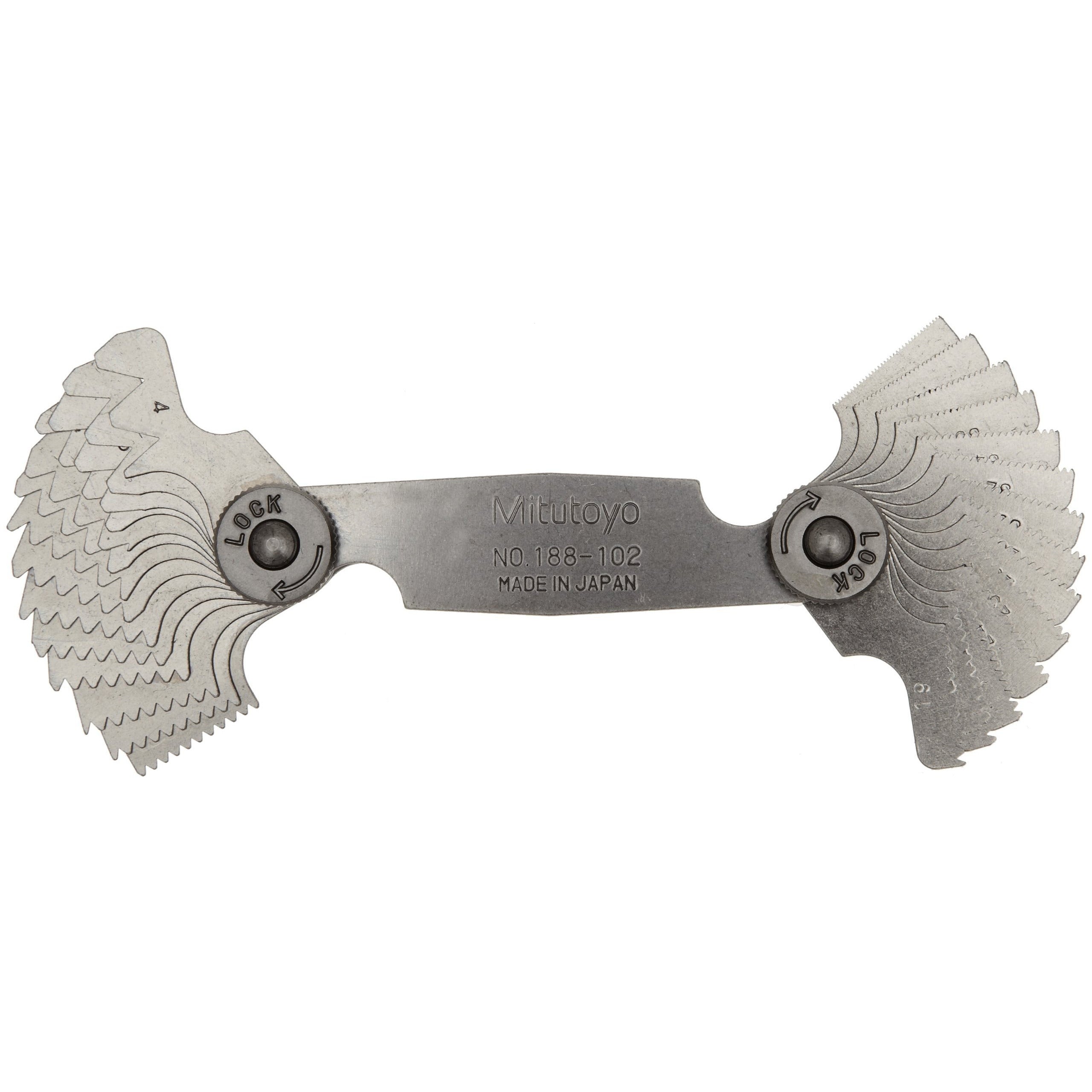 Mitutoyo Thread Pitch Gauges 4-60 TPI x 55°-Mitutoyo-Tool Factory