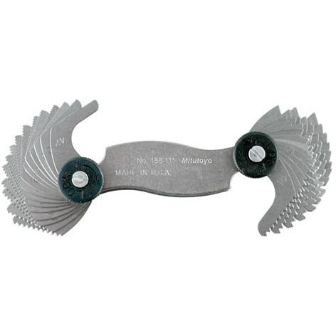Mitutoyo Thread Pitch Gauges 4-42 TPI x 60°-Mitutoyo-Tool Factory