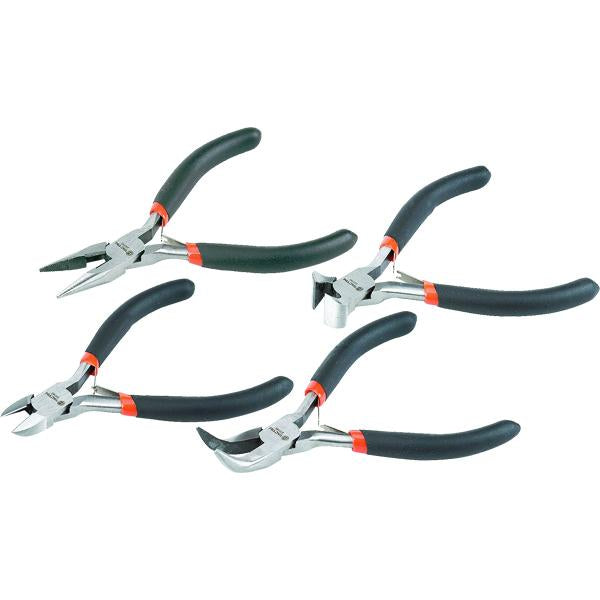 Tactix Pliers Mini 4Pc Set | Pliers - Sets-Hand Tools-Tool Factory