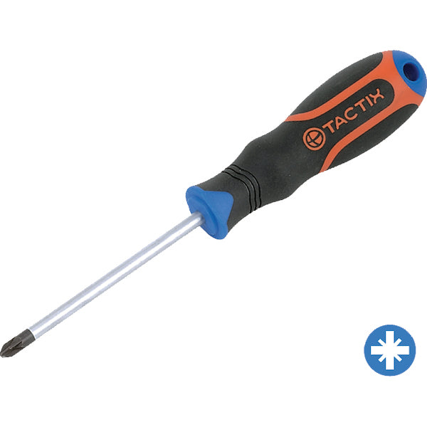 Tactix Screwdriver PZ #0 x 60mm (2-1/2in)