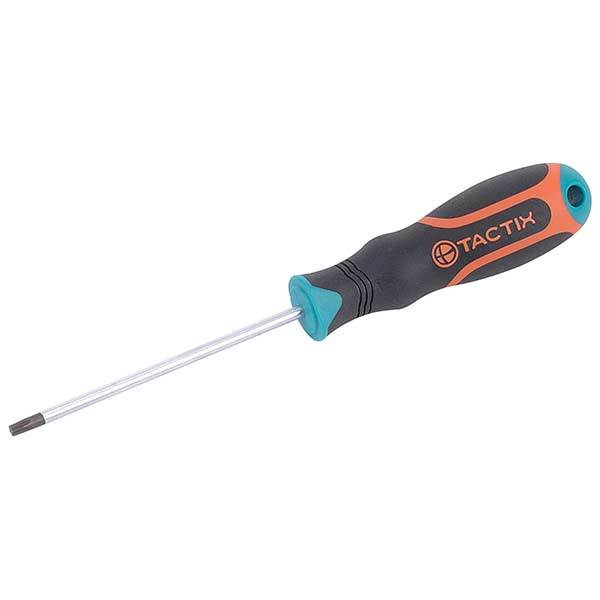 Tactix Screwdriver Torx Tamper T-10X75Mm(3In) | Screwdrivers - TX-Hand Tools-Tool Factory