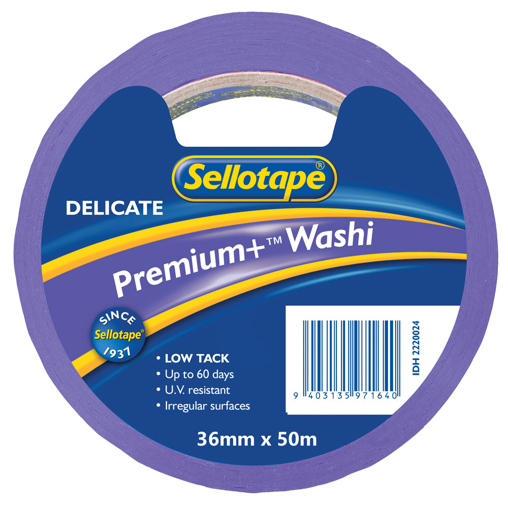 Sellotape Washi Premium+ Delicate 36mm x 50m