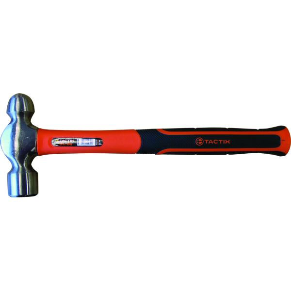 Tactix Hammer Ball Pein 24Oz (680Gm) Fiberglass | Striking Tools - Ball Pein-Hand Tools-Tool Factory