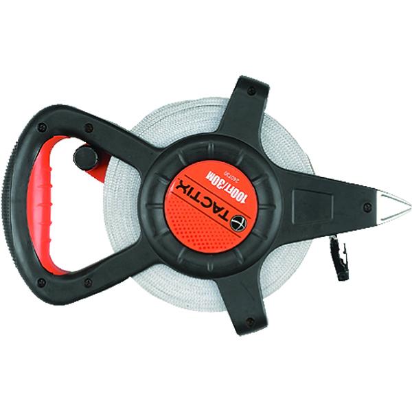 Tactix Tape Long W/ Handle 200Ft/60M X 13Mm | Measuring Tools - Tapes & Rules-Hand Tools-Tool Factory