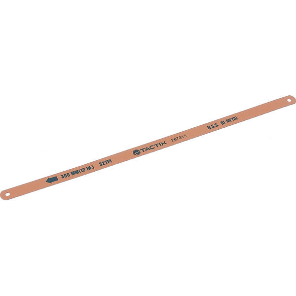 Tactix Hacksaw Blade 2Pc 300mm/12in HSS 24T