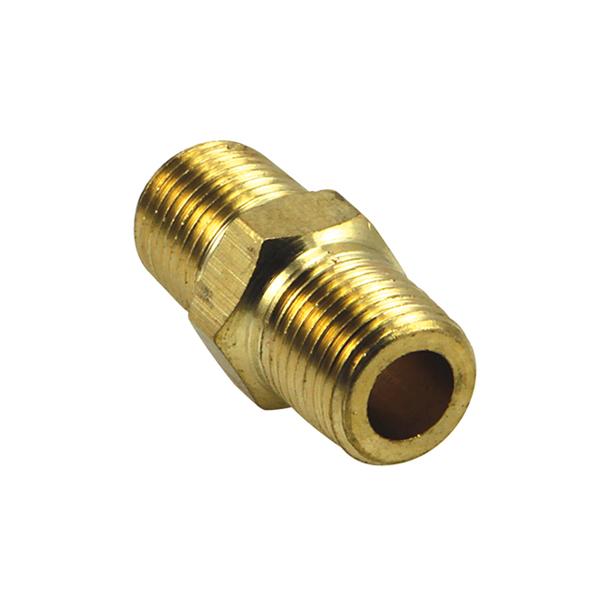 Champion 1/8In Bsp Brass Hex Nipple - 2Pk (Bp) | Brass Fittings - Hex Nipple (BSP)-Fasteners-Tool Factory