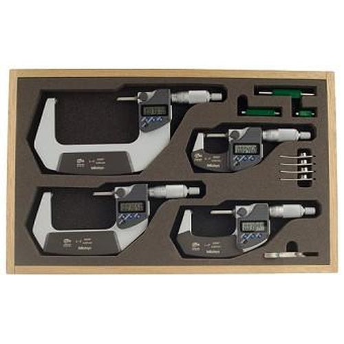 Mitutoyo Outside Micrometer Set of 4 Digital Micrometers-Mitutoyo-Tool Factory