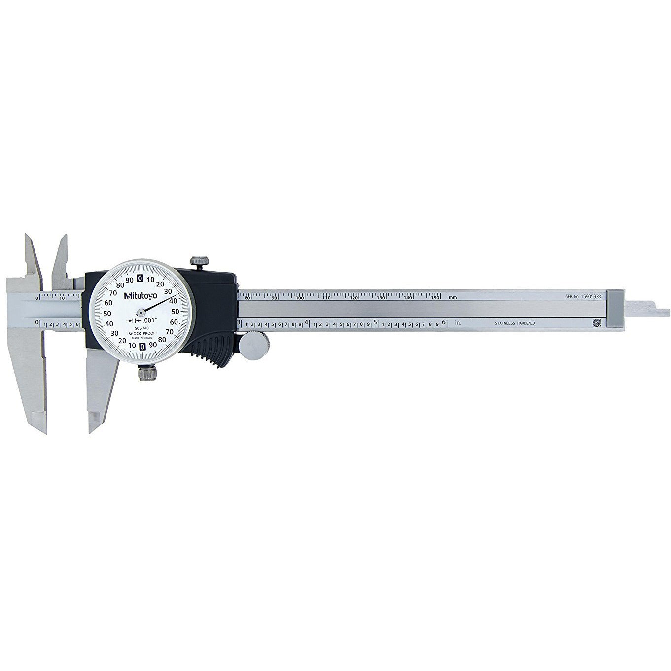 Mitutoyo Vernier Caliper 0 - 6" x .001"-Mitutoyo-Tool Factory