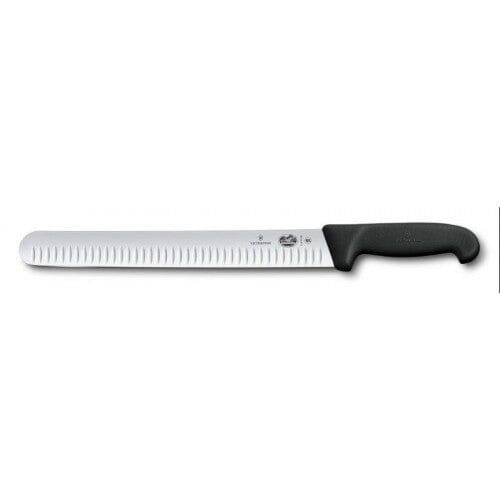 Victorinox Slicing Knife 5.4723.36cm Fluted Black Handle