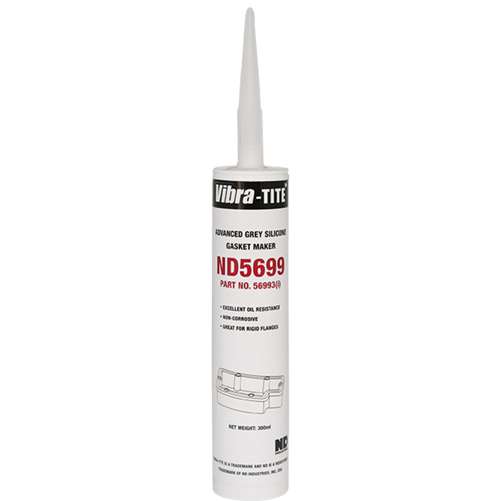 Nd5699 Silicone Gasketing Advanced Grey Oil Resistant Rigid Flanges 300 Ml Cartridge-Adhesives & Sealants-Tool Factory