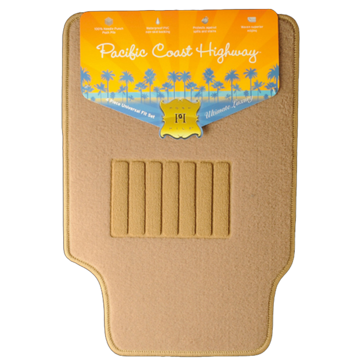 Posh Pile Pacific Coast Highway (Tan)-Car Mats-Tool Factory