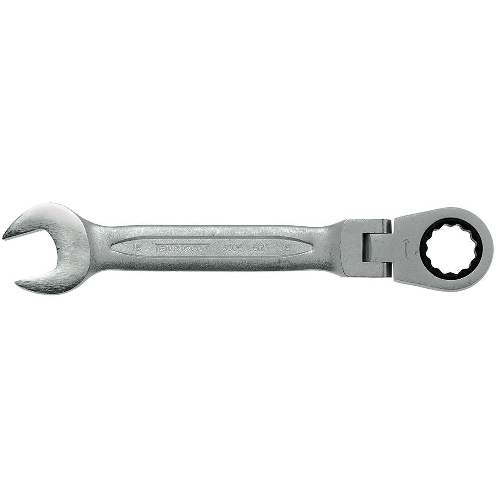 Teng Flex-Head Ratchet Comb. Spanner 15Mm | Wrenches & Spanners - Ratcheting - Metric-Hand Tools-Tool Factory