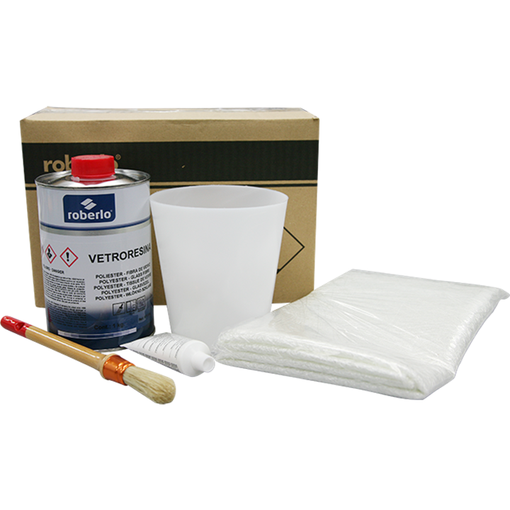 Roberlo Vetroresina 2K Liq Resin Kit-Paint Products-Tool Factory