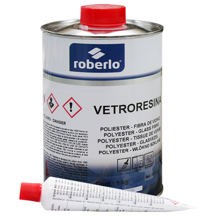 Roberlo Vetroresina 2K Liq Resin 1Kg-Paint Products-Tool Factory