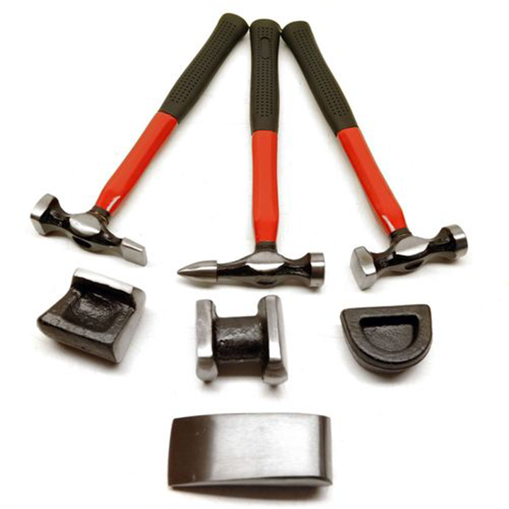 Velocity 7Pc Auto Body Repair Kit Drop Forged-Panelbeating Tools & Parts-Tool Factory