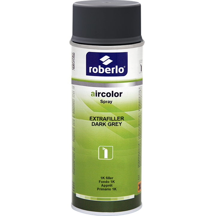 Roberlo Aircolor Extrafiller Dark Grey Aerosol 400Ml-Paint Products-Tool Factory