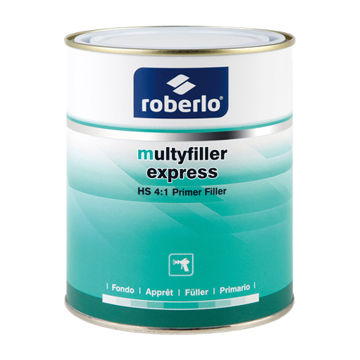 Roberlo Multyfiller Express Primer Black (Me6) 4:1 4L-Paint Products-Tool Factory