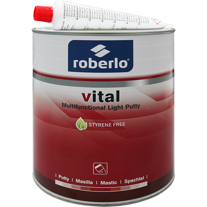 Roberlo Vital Styrene-Free Putty 3L-Fillers & Applicators-Tool Factory