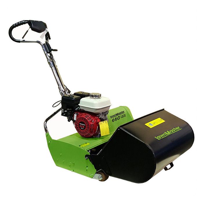 LawnMaster 660 Honda 4HP OHV GX120 Engine / 600mm (24") Cutting Width / 6 Blade Reel