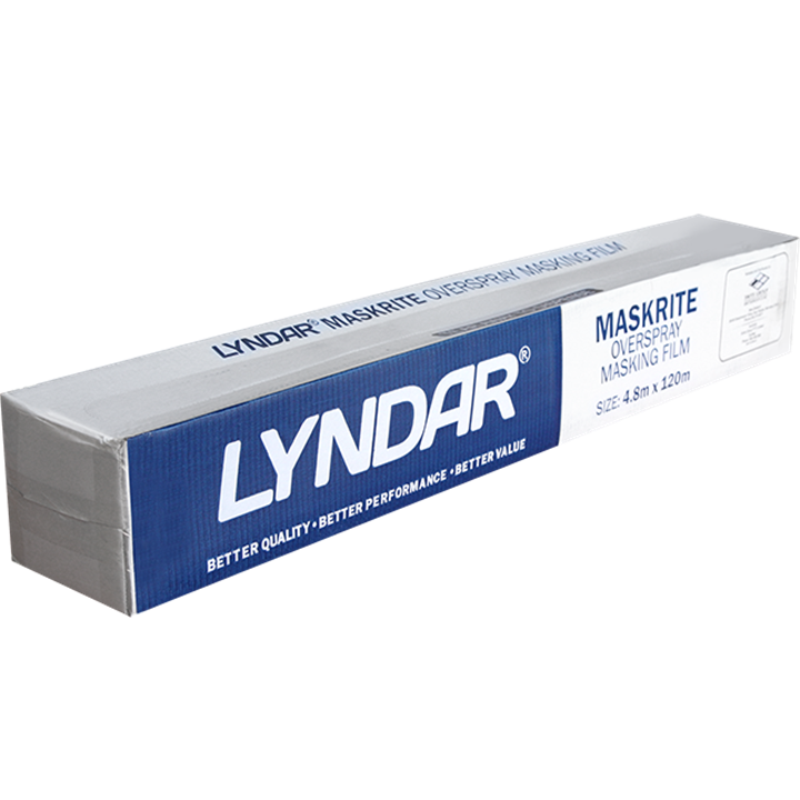 Lyndar Maskrite Plastic Masking Roll 4.8M X 120M-Masking Products-Tool Factory
