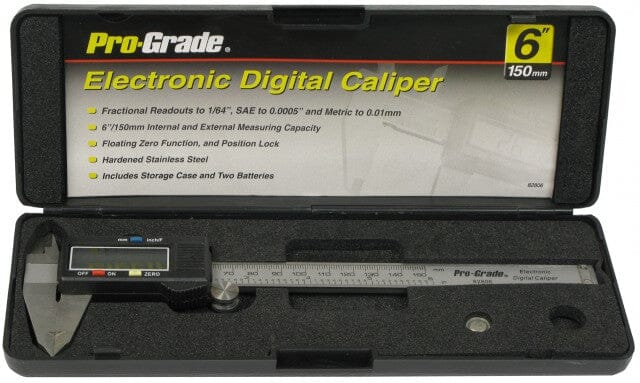 Allied Digital Caliper - 150mm Pro-Grade Metric/Imperial #82806