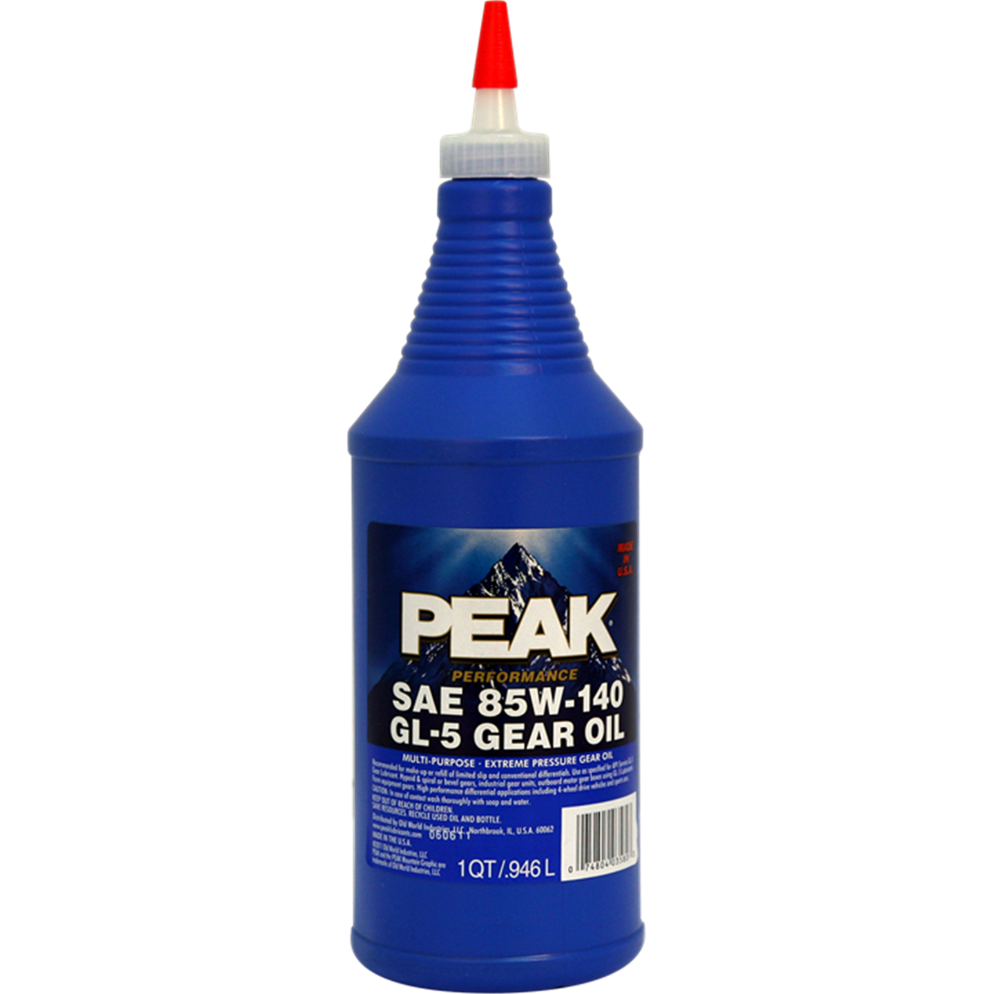 Peak 85W140 Gl5 Gear Oil 1Qt / 946Ml-Engine & Motor Oils-Tool Factory