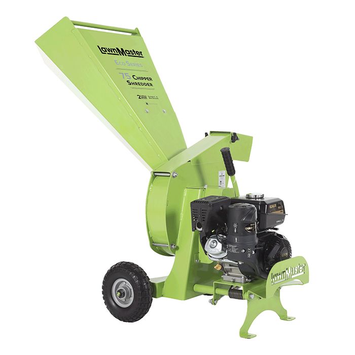 LawnMaster Eco 75 Chipper Shredder Kohler Command Pro7 Engine/75mm Cutting Capacity / 208 cc