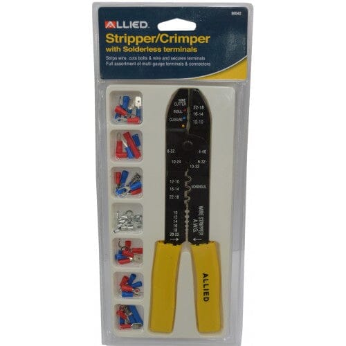 Allied Crimping Tool Kit with 50-pce Terminals #90543