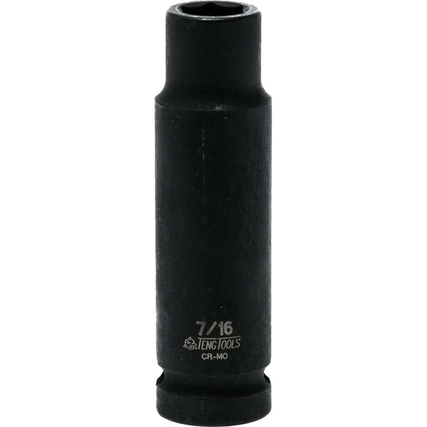 Teng 1/2in Dr. Deep Impact Socket 7/16in