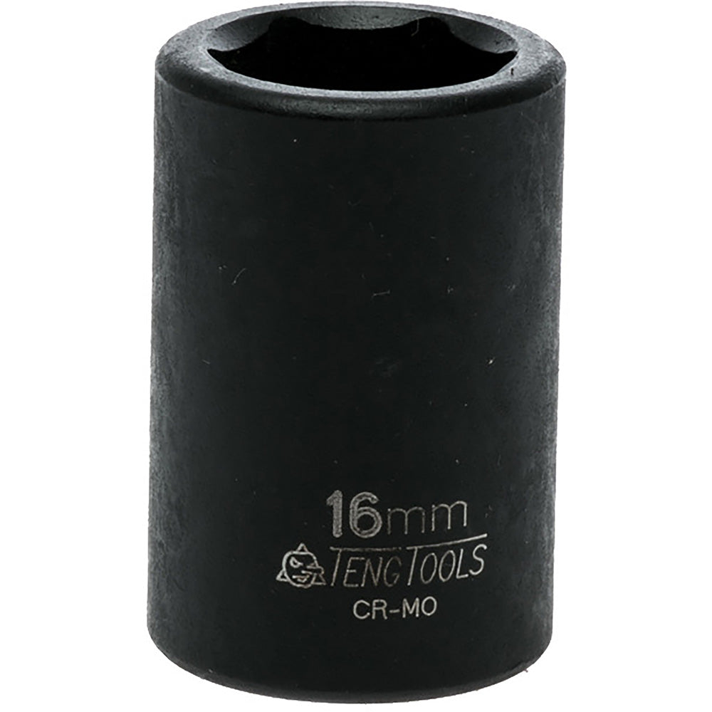 Teng 1/2in Dr. Impact Socket 16mm ANSI