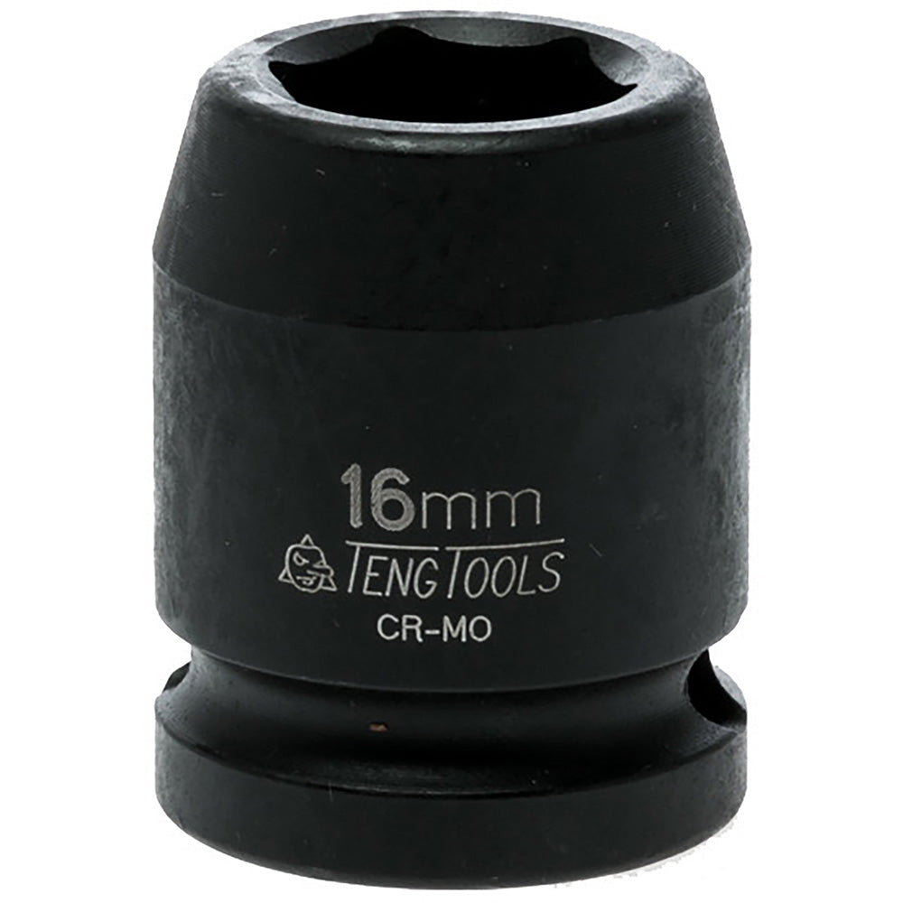 Teng 1/2in Dr. Impact Socket 16mm DIN