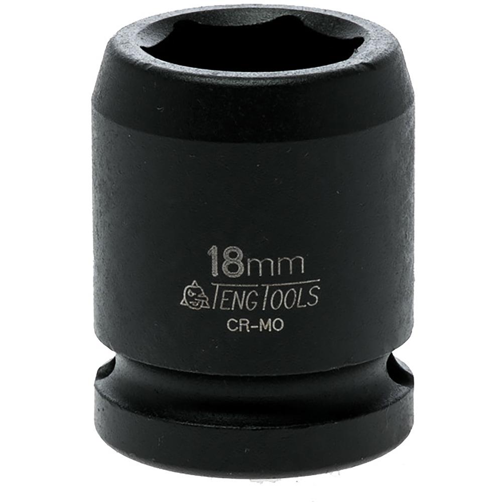 Teng 1/2In Dr. Impact Socket 18Mm Din | Socketry - 1/2 Inch Drive-Hand Tools-Tool Factory