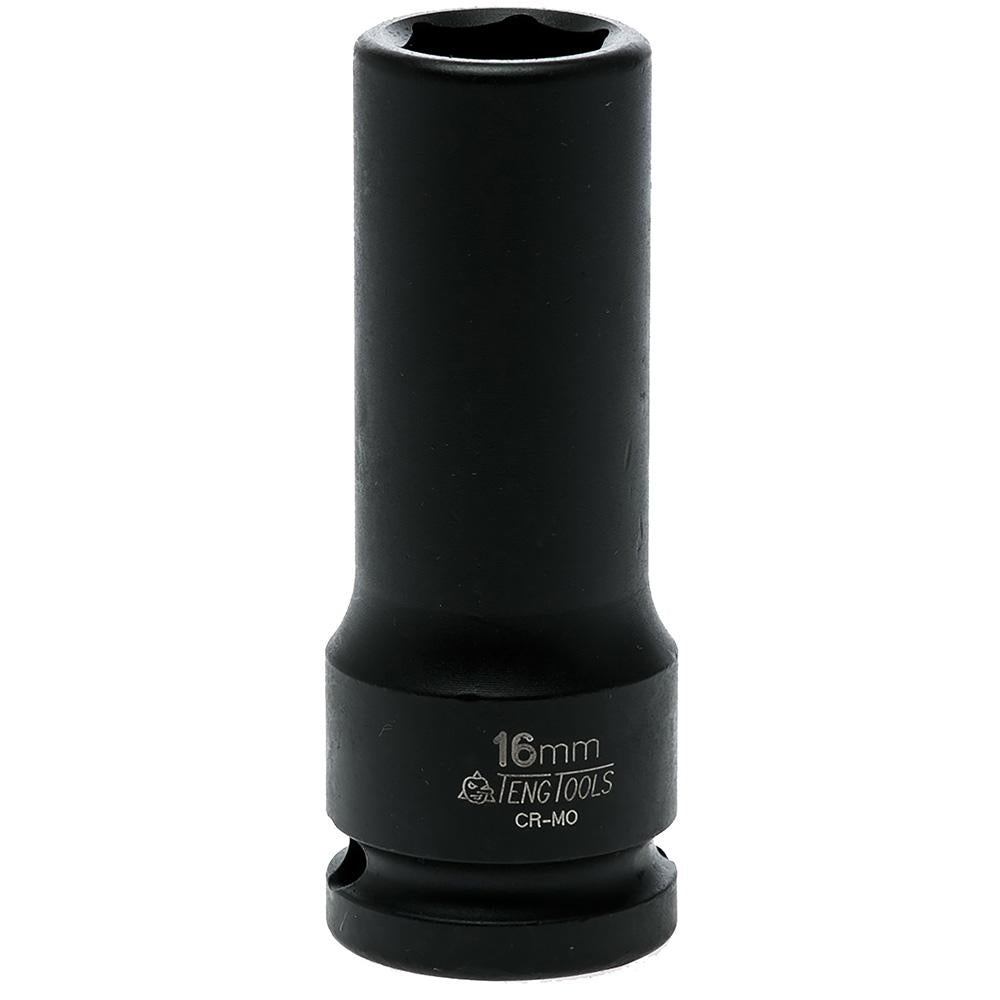 Teng 1/2In Dr. Deep Impact Socket 16Mm Din | Socketry - 1/2 Inch Drive-Hand Tools-Tool Factory