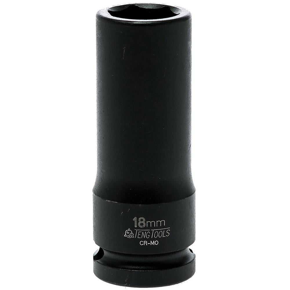 Teng 1/2In Dr. Deep Impact Socket 18Mm Din | Socketry - 1/2 Inch Drive-Hand Tools-Tool Factory