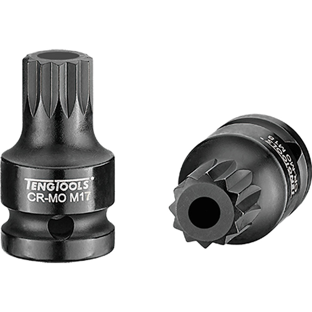 Teng 1/2in Dr. Impact Socket XZN 17x43mm
