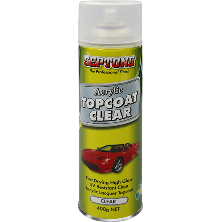 Septone Acrylic Clear Aerosol 400G-Paint Products-Tool Factory