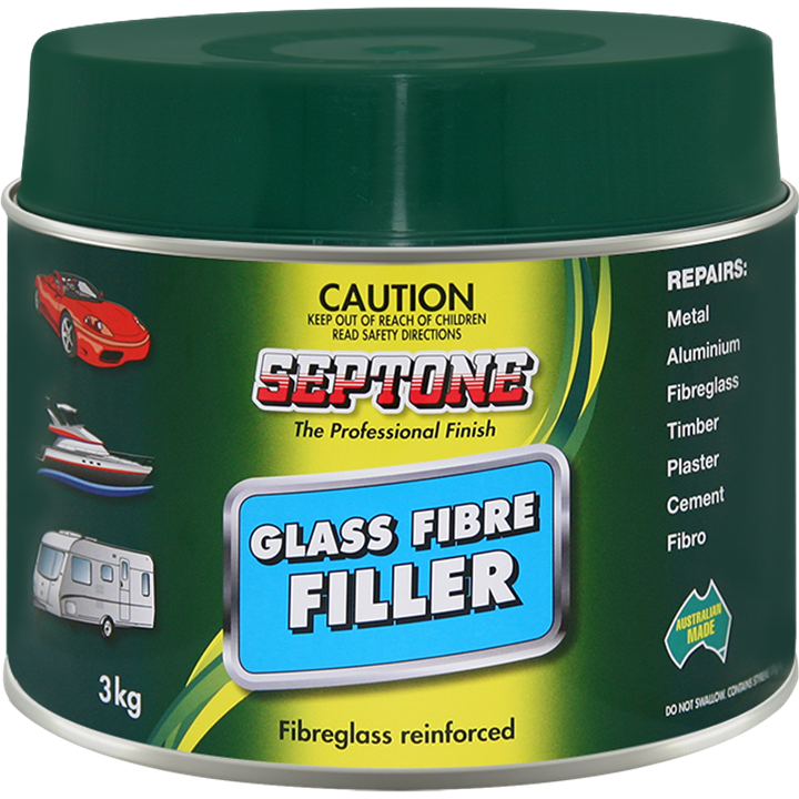Septone Glass Fibre Filler 3Kg-Fillers & Applicators-Tool Factory