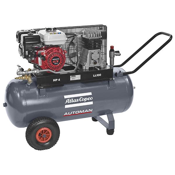 Atlas Copco Petrol 3.5Hp 9.9Cfm 100L Compressor | Compressors-Air Tools-Tool Factory