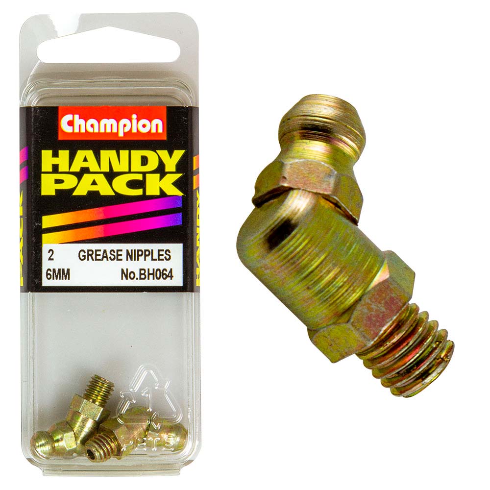 Champion 6mm 45Deg. Grease Nipples