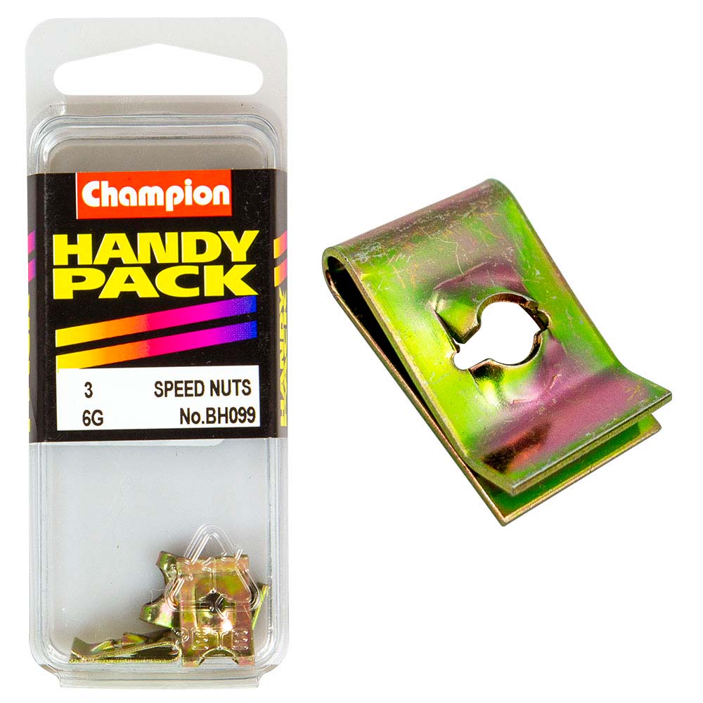 Champion 6G x 21/32in x 7/16in Speed Nut