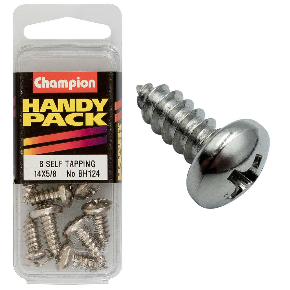 Champion 14G x 5/8in S/Tap Set Screw - Pan HD