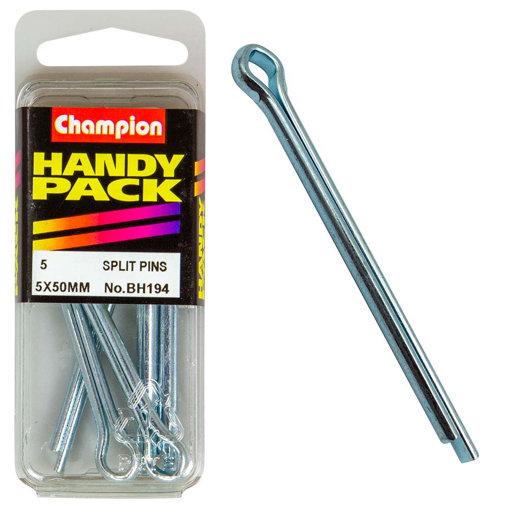 Champion 5.0 x 50mm Split (Cotter) Pin